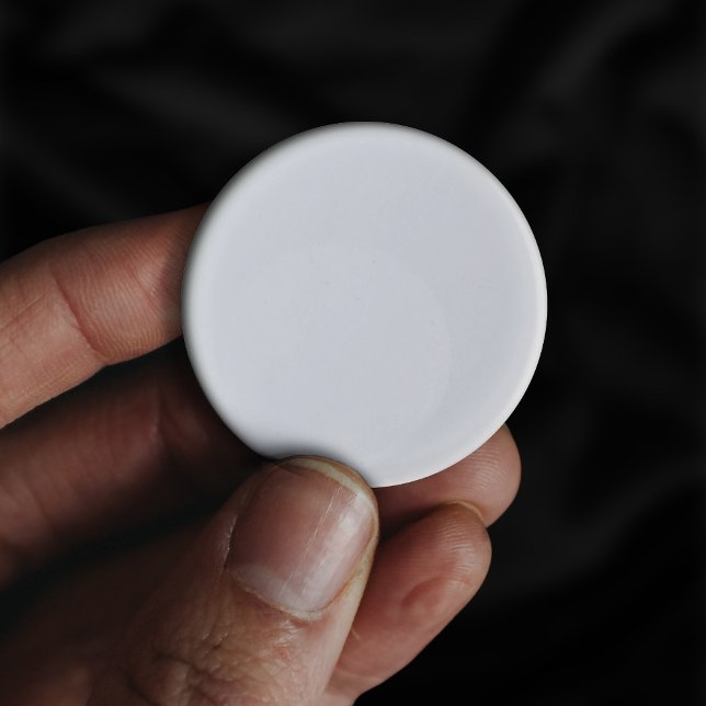 Blank Schlicht White 1,25" Beispiel Hochzeit Button (Plain white 1.25" diameter wedding badge)