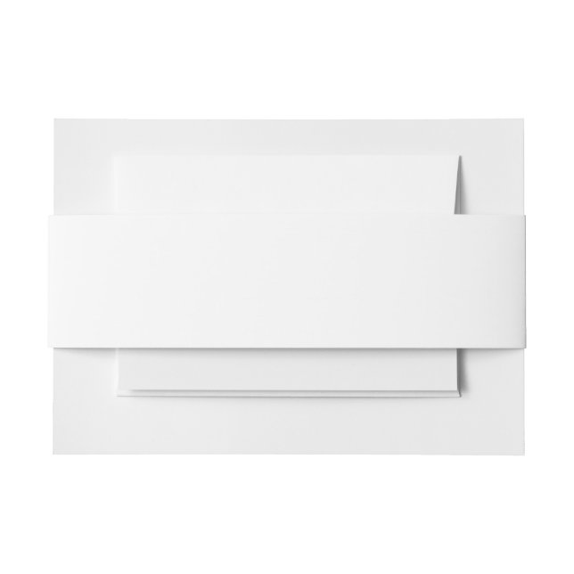 Blank Schlichte Landschaft Cardstock Hochzeit Einladungsbanderole (Vorderseite Beispiel)