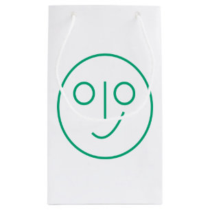 Blank Smile Face Geschenktasche Kleine Geschenktüte