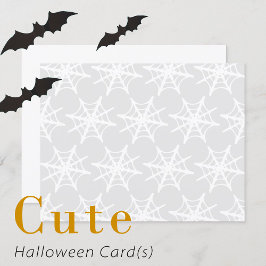Blank Spike Web Print Halloween Karten