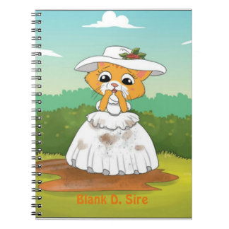 Blank Stray Spiral Notebook Notizblock