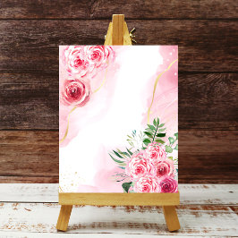 Blank stylish magenta rosa Rosa Hintergrund Poster