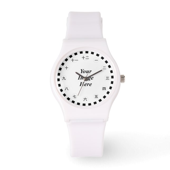 Blank Template (Chn/Jp Face) von Kenneth Yoncich Armbanduhr (Vorderseite)