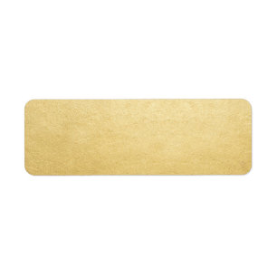 Blank Template Gold Imitate Foil Address Mailing