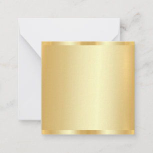 Blank Template Imitats Gold Moderne Elegant Trendy Mitteilungskarte