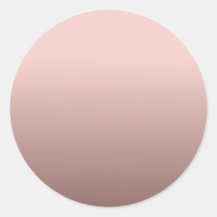 Blank Template Rose Gold Hinzufügen Sie Ihren Text Runder Aufkleber