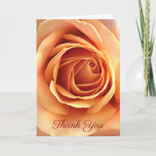 Blank Thank You Card Dankeskarte (Vorderseite)