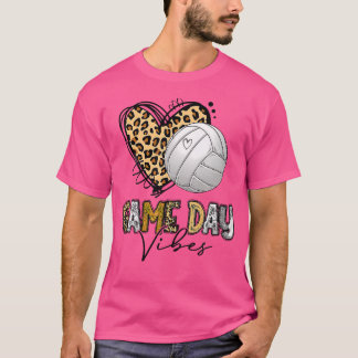 Blank Volleyball Game Day Vibes Volleyball Mama T-Shirt