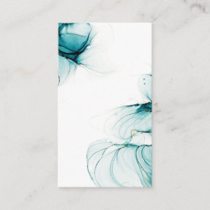 Blank Watercolor Business Card Visitenkarte