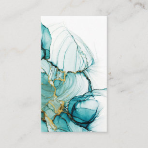Blank Watercolor Business Card Visitenkarte