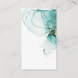 Blank Watercolor Business Card Visitenkarte