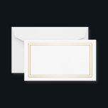 Blank Wedding Advice Cards, Ehefrau, Mommy White Hinweiskarte<br><div class="desc">Saubere leere Karte für Hochzeitsratschläge,  Mama Ratschläge,  Ehefrau Ratschlag Karte,  um in eleganter Weise in goldener Farbbox zu präsentieren.</div>