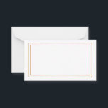 Blank Wedding Advice Cards, Ehefrau, Mommy White Hinweiskarte<br><div class="desc">Saubere leere Karte für Hochzeitsratschläge,  Mama Ratschläge,  Ehefrau Ratschlag Karte,  um in eleganter Weise in goldener Farbbox zu präsentieren.</div>