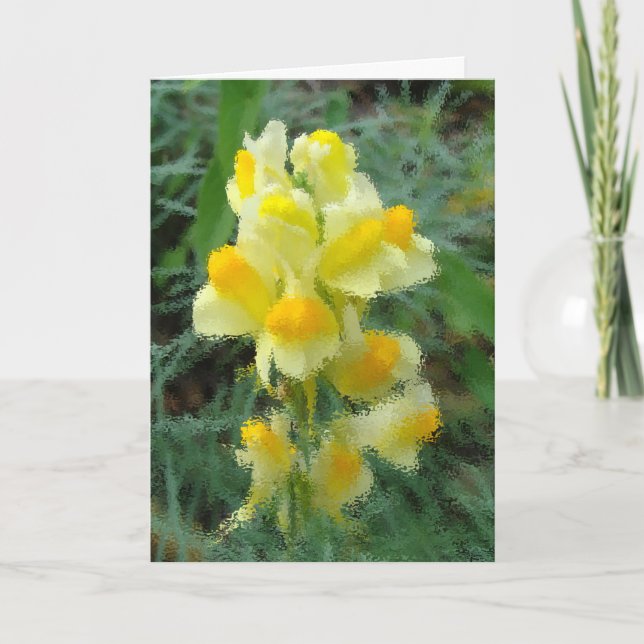 Blank Willkommen bei Spring Card Karte (Vorderseite)