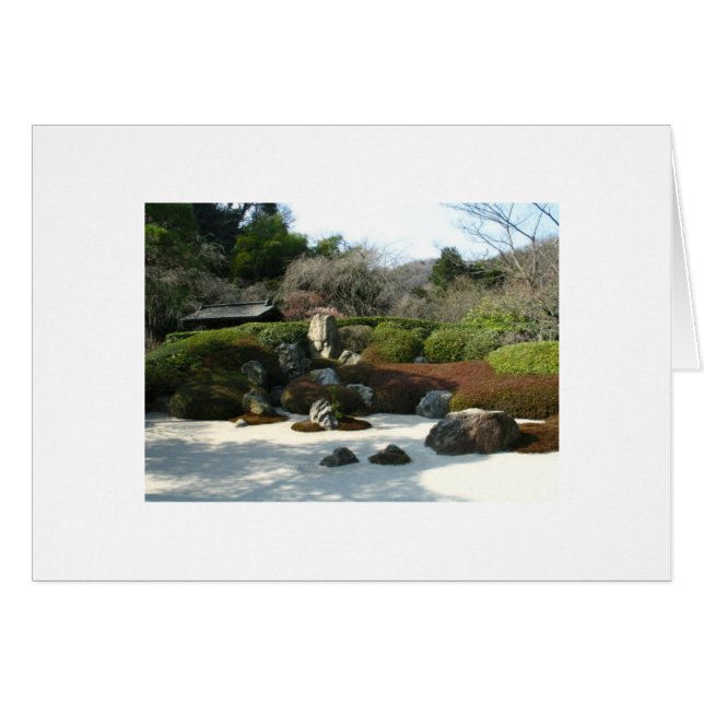 Blank Zen Garden Card-1 (Vorderseite (Horizontal))