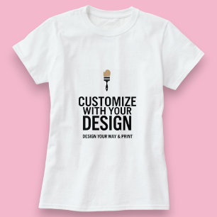 Blanke einfache anpassbare Geschäftskleidung  T-Shirt