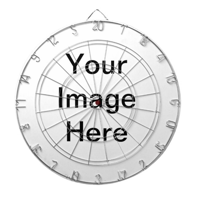 Blanke Vorlage Hinzufügen von Bild und/oder Text Dartscheibe (vorne)