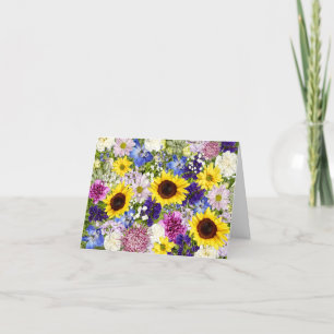 Blanken der Mitteilungskarten für die Blume der Ga