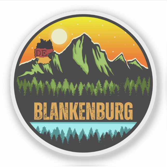 Blankenburg, Deutschland Aufkleber (Vorderseite)