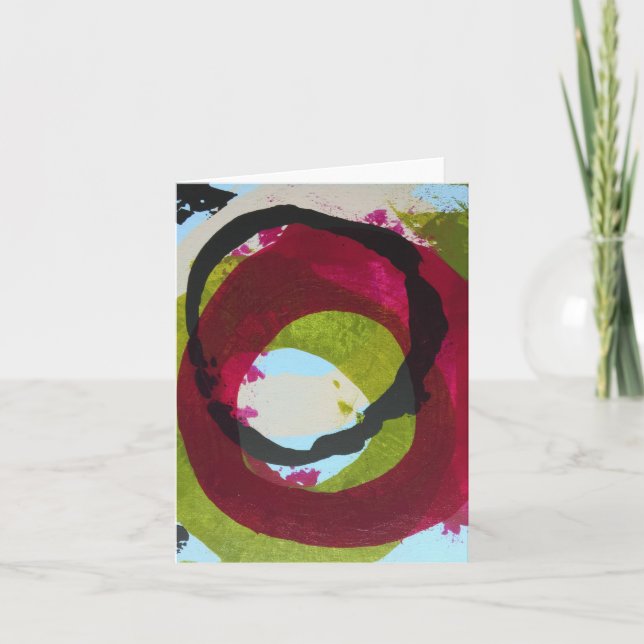 Blankenkarte am Ozean Karte (Vorderseite)