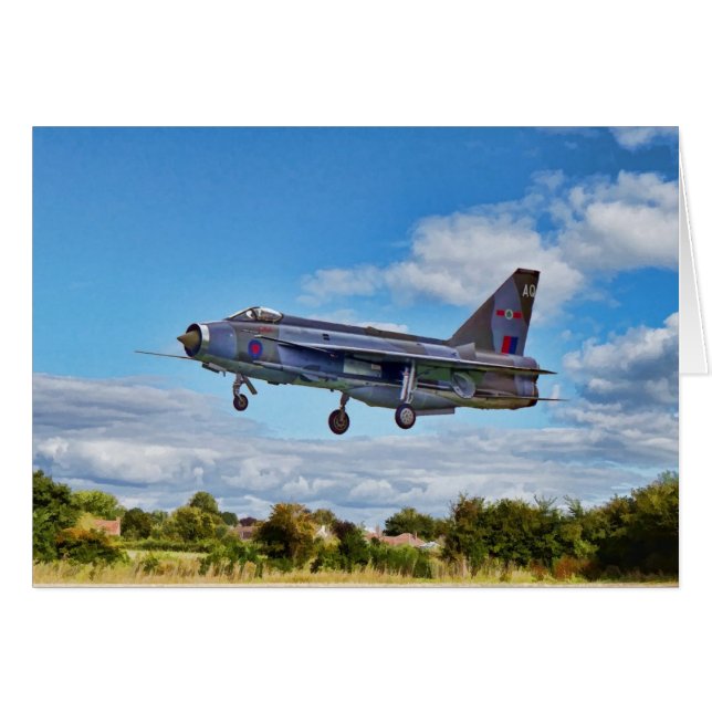 Blankenkarte des Blitzstrahls (Vorderseite (Horizontal))