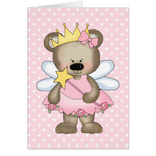 Blankenkarte für Princess-Bären
