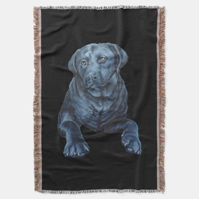 Blanket Blanket Blanket Blauer Hund Art Throw Blan Decke (Vorderseite Vertikal)