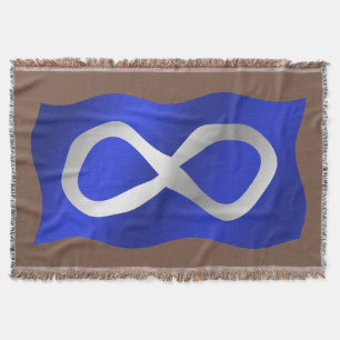 Blanket der Metis-Flagge - Erste Nationen Decke