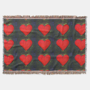 Blanket des gestrichenen Herzens Decke