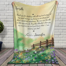 Blanket für Bestfriend mit Custom Message (FL-B1)