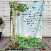Blanket für eine Beziehung mit langer Distanz / Fr