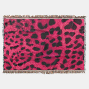 Blanket/Hot-Pink-Cheetah-Druck Decke