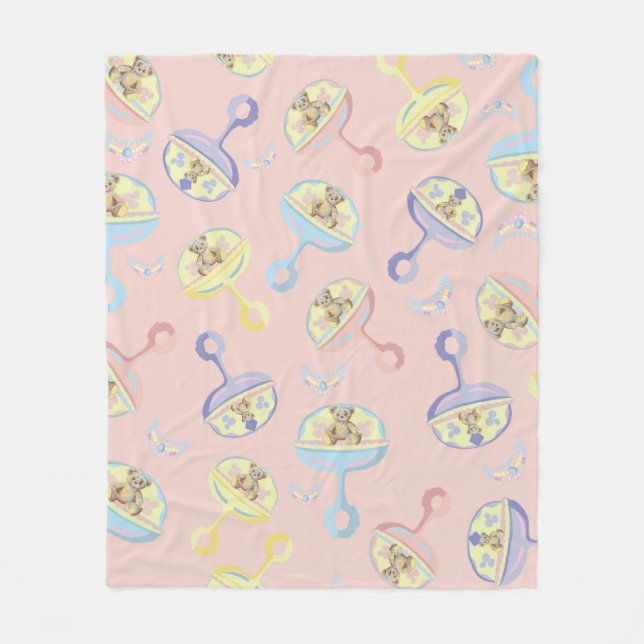Blanket Jewelry Bear Rattle Fleecedecke (Vorderseite)
