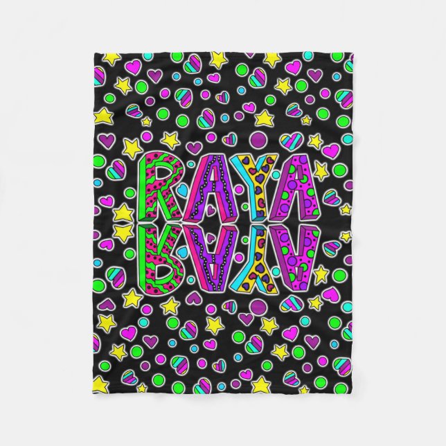 Blanket mit dem Namen Raya Fleecedecke (Vorderseite)