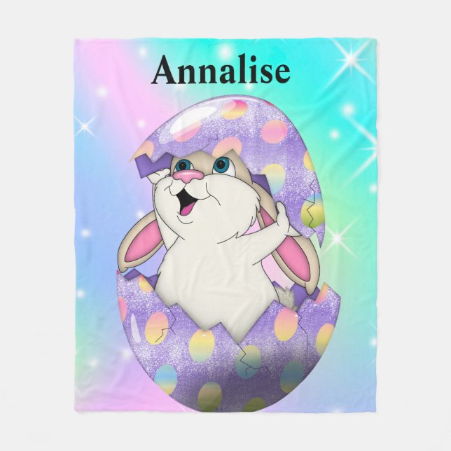 Blanket mit sonniger Haut Fleecedecke (Vorderseite)