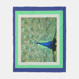 Blanket - Pfau Fleecedecke