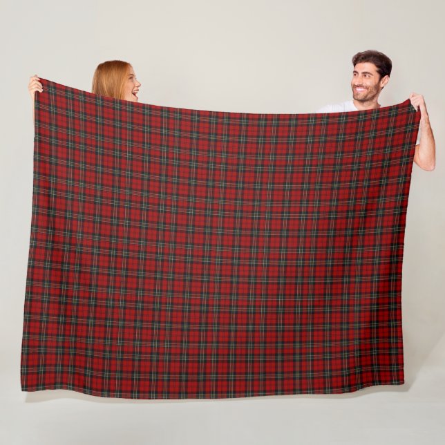Blanket - Red Tartan Macpherson Clan (L) Fleecedecke (Beispiel)