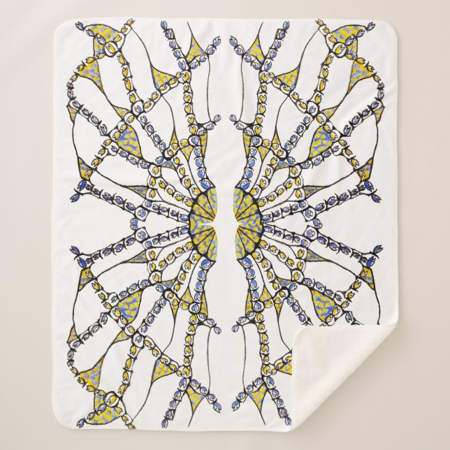 Blanket - Sherpa (Doodle - Hand gezeichnet) Sherpadecke (Vorderseite)