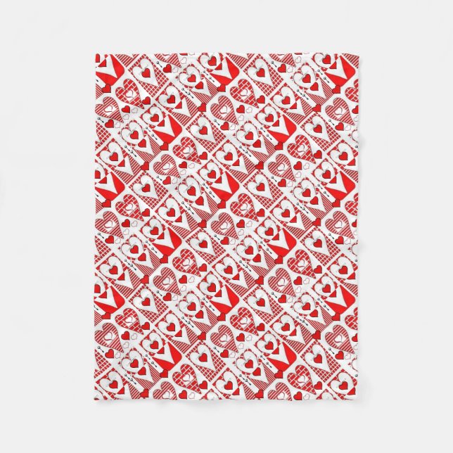 Blanket Valentines Fleecedecke (Vorderseite)