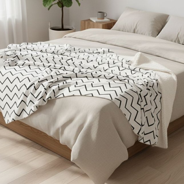 blanket zigzag geometric sherpadecke (Von Creator hochgeladen)
