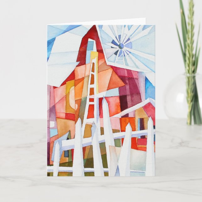 Blankkarte für Windmühle Karte (Vorderseite)