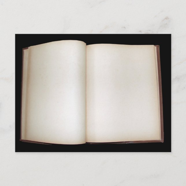 Blanko Seiten Postkarte (Vorderseite)