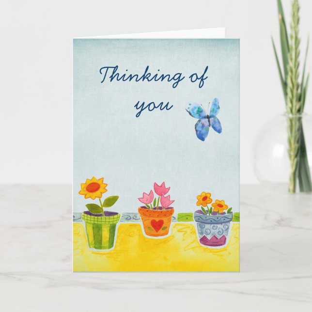 Blankokarte Dankeskarte (Vorderseite)