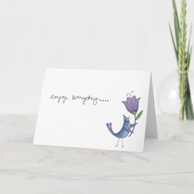 Blankokarte Dankeskarte (Vorderseite)