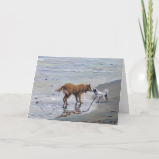 Blankokarte "Doggy Kisses" Karte