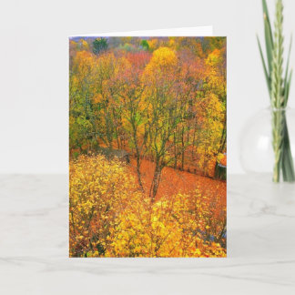 Blankokarte "Fiery Autumn" Karte