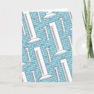 Blankokarte für den gestuften Zylinder-Happy-Absch Karte