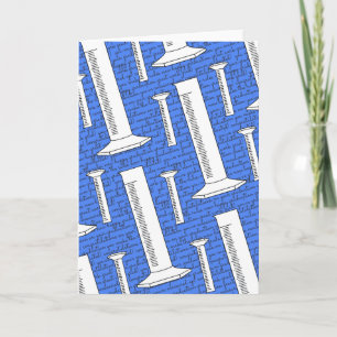 Blankokarte für den gestuften Zylinder-Happy-Absch Karte