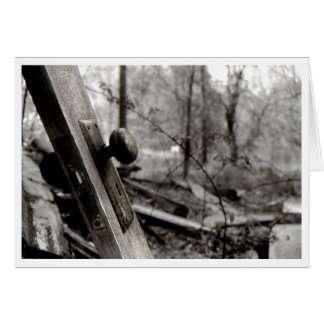 Blankokarte für den Türknopf