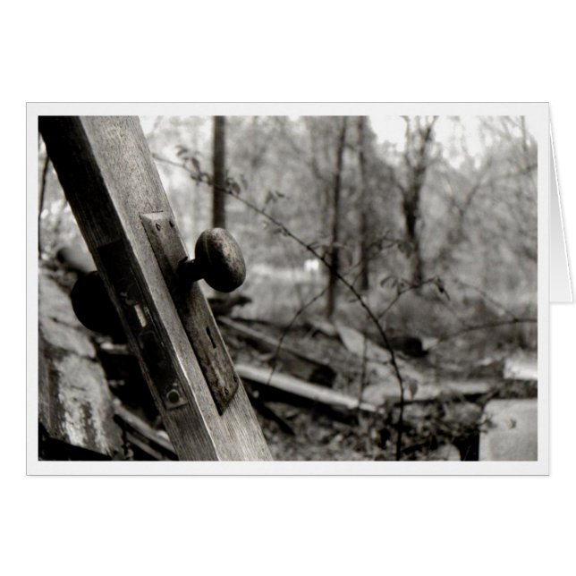 Blankokarte für den Türknopf (Vorderseite (Horizontal))